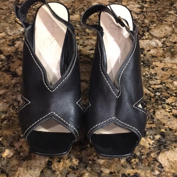 Jessica Simpson Shoes - JESSICA SIMPSON LEATHER SHOES 👠 SALE